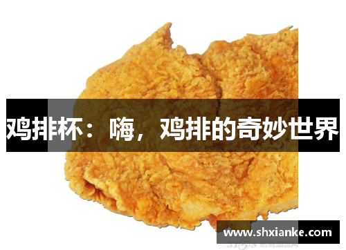 鸡排杯：嗨，鸡排的奇妙世界